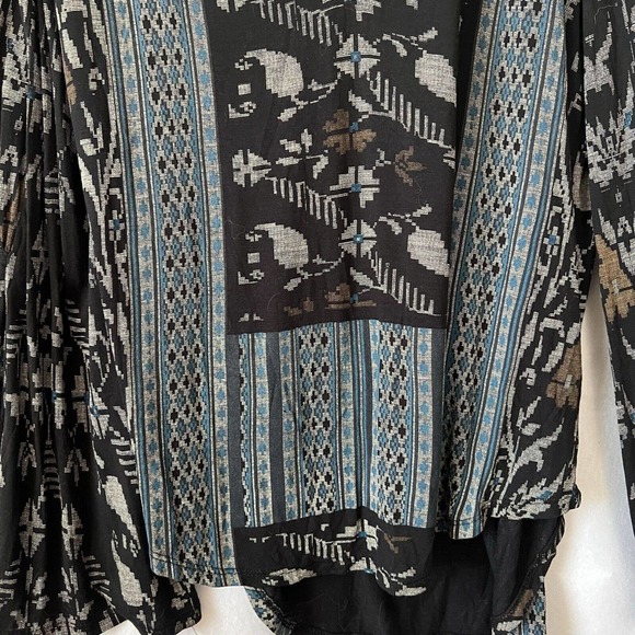 Lucky Brand Women's Long Sleeve Boho Tunic Size Medium - Picture 4 of 6